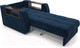 Миниатюра изображения товара Кресло-кровать Mebel-Ars Аккордеон Барон №3 (темно-синий Luna 034)