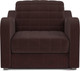 Миниатюра изображения товара Кресло-кровать Mebel-Ars Аккордеон Барон №4 (велюр шоколад HB-178 16)