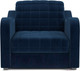 Миниатюра изображения товара Кресло-кровать Mebel-Ars Аккордеон Барон №4 (темно-синий Luna 034)