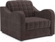 Миниатюра изображения товара Кресло-кровать Mebel-Ars Аккордеон Барон №4 (коричневый кордрой)