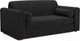 Миниатюра изображения товара Диван Mebel-Ars Аккордеон Барон №5 (велюр черный HB-178 17)