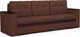 Миниатюра изображения товара Диван Mebel-Ars Еврокнижка Атланта (рогожка шоколад)