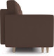 Миниатюра изображения товара Диван Mebel-Ars Евро Белфаст (рогожка шоколад)