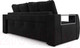 Миниатюра изображения товара Диван Mebel-Ars Еврокнижка Мальтида (велюр черный НВ-178/17)