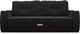 Миниатюра изображения товара Диван Mebel-Ars Еврокнижка Мальтида (велюр черный НВ-178/17)