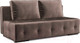 Миниатюра изображения товара Диван Mebel-Ars Еврокнижка Марсель №1 (бархат серо-шоколадный/Star Velvet 60 Coffee)