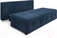 Миниатюра изображения товара Диван Mebel-Ars Еврокнижка Марсель №1 (темно-синий Luna 034)