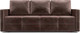 Миниатюра изображения товара Диван Mebel-Ars Еврокнижка Марсель №2 (бархат серо-шоколадный Star Velvet 60 Coffee)