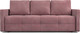 Миниатюра изображения товара Диван Mebel-Ars Еврокнижка Марсель №2 (велюр пудра НВ-178/18)