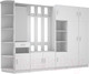 Миниатюра изображения товара Секция в прихожую МДК СПР4 2020x2800x380 (белый)