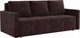 Миниатюра изображения товара Диван Mebel-Ars Еврокнижка Марсель №2 (велюр шоколадный HB-178/16)