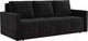Миниатюра изображения товара Диван Mebel-Ars Еврокнижка Марсель №2 (велюр черный НВ-178/17)