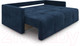 Миниатюра изображения товара Диван Mebel-Ars Еврокнижка Марсель №2 (темно-синий Luna 034)