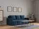Миниатюра изображения товара Диван Mebel-Ars Еврокнижка Марсель №2 (темно-синий Luna 034)