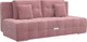 Миниатюра изображения товара Диван Mebel-Ars Еврокнижка Марсель №4 (велюр пудра НВ-178/18)