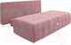 Миниатюра изображения товара Диван Mebel-Ars Еврокнижка Марсель №4 (велюр пудра НВ-178/18)
