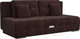 Миниатюра изображения товара Диван Mebel-Ars Еврокнижка Марсель №4 (велюр шоколадный HB-178/16)