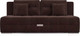 Миниатюра изображения товара Диван Mebel-Ars Еврокнижка Марсель №4 (велюр шоколадный HB-178/16)