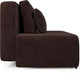 Миниатюра изображения товара Диван Mebel-Ars Еврокнижка Марсель №4 (велюр шоколадный HB-178/16)