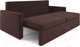 Миниатюра изображения товара Диван Mebel-Ars Еврокнижка Поло (велюр шоколад HB-178 16)