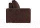Миниатюра изображения товара Диван Mebel-Ars Еврокнижка Поло (велюр шоколад HB-178 16)