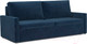 Миниатюра изображения товара Диван Mebel-Ars Еврокнижка Поло (темно-синий Luna 034)