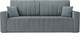 Миниатюра изображения товара Диван Mebel-Ars Еврокнижка Лондон (велюр серо-синий НВ-178/26)