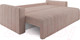 Миниатюра изображения товара Диван Mebel-Ars Еврокнижка Лондон (кордрой бежевый)