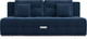 Миниатюра изображения товара Диван Mebel-Ars Еврокнижка Марсель №4 (темно-синий Luna 034)