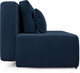 Миниатюра изображения товара Диван Mebel-Ars Еврокнижка Марсель №4 (темно-синий Luna 034)