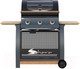 Миниатюра изображения товара Газовый гриль Sahara 3 Burner Oak BBQ / S350EW-ST (дымчатый/дуб)
