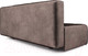 Миниатюра изображения товара Диван Mebel-Ars Еврокнижка Марсель №4 (бархат серо-шоколадный Star Velvet 60 Coffee)
