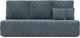 Миниатюра изображения товара Диван Mebel-Ars Еврокнижка Роял (велюр серо-синий НВ-178/26)