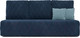 Миниатюра изображения товара Диван Mebel-Ars Еврокнижка Роял (темно-синий Luna 034)