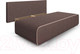Миниатюра изображения товара Диван Mebel-Ars Еврокнижка Марк (рогожка шоколад/кордрой бежевый)