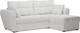 Миниатюра изображения товара Диван угловой Mebel-Ars Амстердам (экокожа белая)