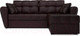 Миниатюра изображения товара Диван угловой Mebel-Ars Амстердам (экокожа шоколад)