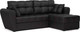 Миниатюра изображения товара Диван угловой Mebel-Ars Амстердам (экокожа черный)