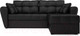 Миниатюра изображения товара Диван угловой Mebel-Ars Амстердам (экокожа черный)