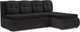 Миниатюра изображения товара Диван угловой Mebel-Ars Кормак НВ-178 17 (велюр черный)