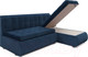 Миниатюра изображения товара Диван угловой Mebel-Ars Кормак (темно-синий Luna 034)