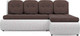 Миниатюра изображения товара Диван угловой Mebel-Ars Кормак (рогожка шоколад)