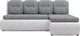 Миниатюра изображения товара Диван угловой Mebel-Ars Кормак (рогожка серая)