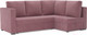 Миниатюра изображения товара Диван угловой Mebel-Ars Мансберг НВ-178 18 (велюр пудра)