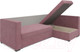 Миниатюра изображения товара Диван угловой Mebel-Ars Мансберг НВ-178 18 (велюр пудра)