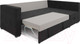 Миниатюра изображения товара Диван угловой Mebel-Ars Мансберг НВ-178 17 (велюр черный)