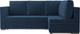 Миниатюра изображения товара Диван угловой Mebel-Ars Мансберг (темно-синий Luna 034)