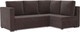 Миниатюра изображения товара Диван угловой Mebel-Ars Мансберг (кордрой коричневый)