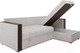 Миниатюра изображения товара Диван угловой Mebel-Ars Рим (бархат бежевый/Star Velvet 6 Light Beige)