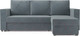 Миниатюра изображения товара Диван угловой Mebel-Ars Рим (велюр серо-синий HB-178 26)